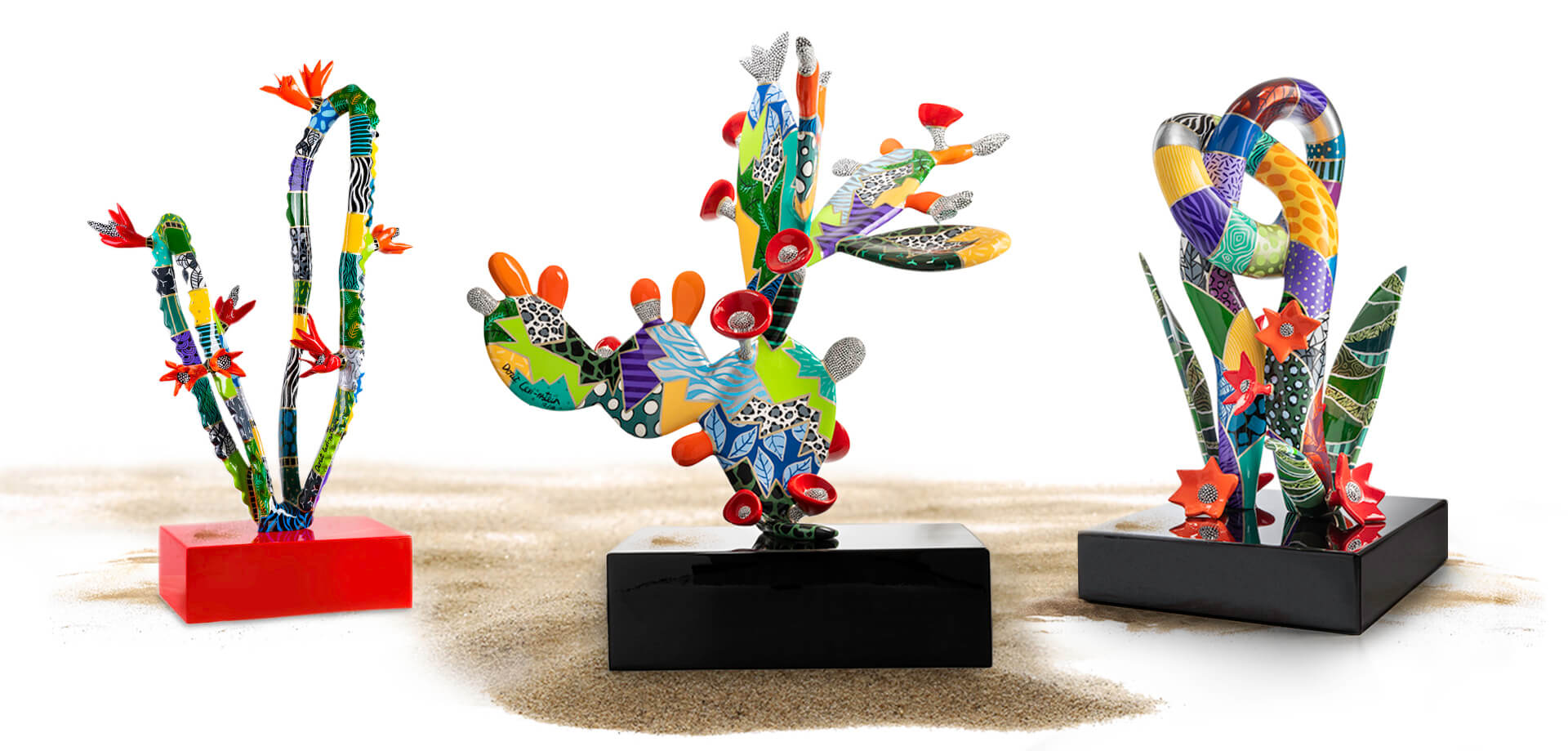 Cactus collection — Cactus Fantasy sculpture by Dorit Levinstein