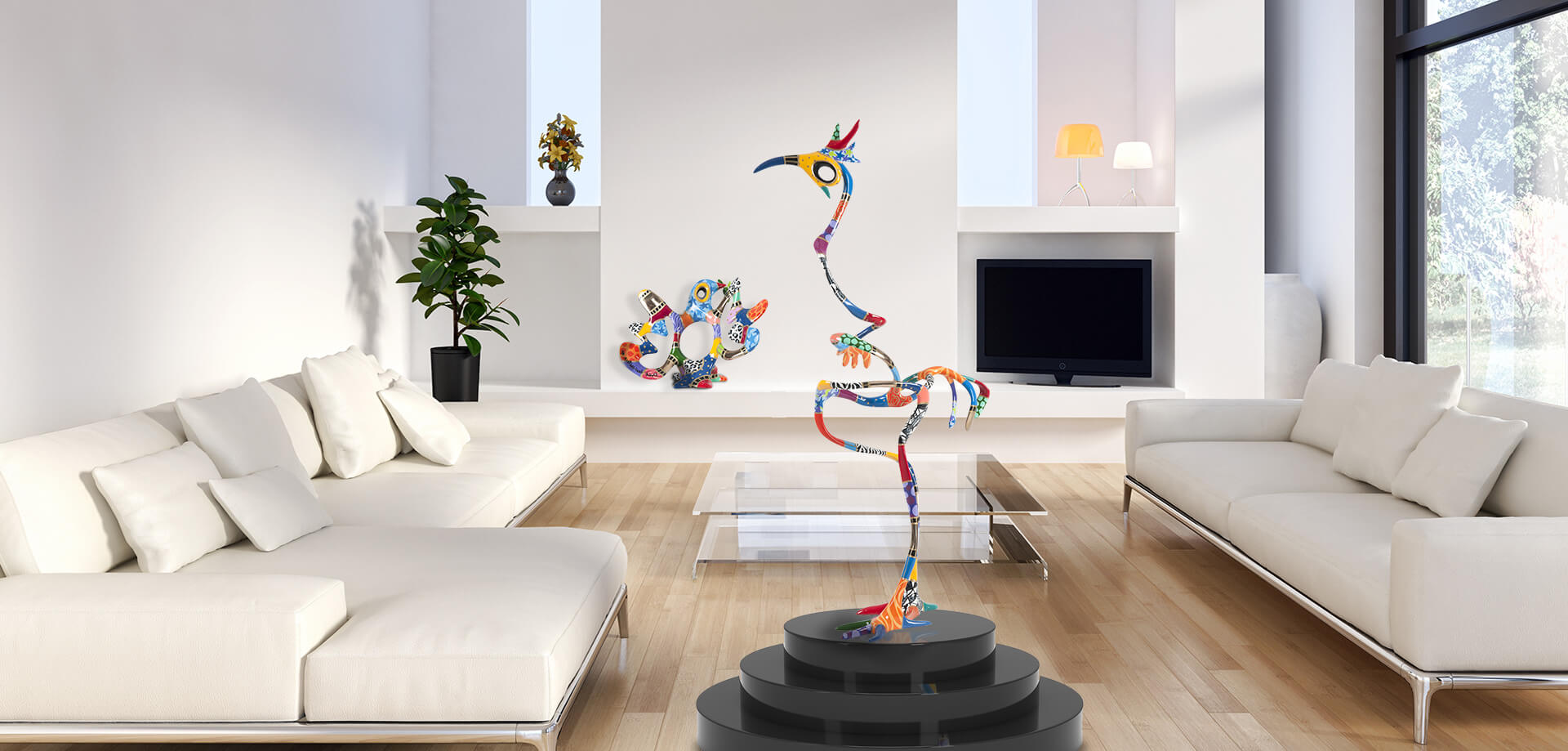 Animals collection — Peace Dove sculpture by Dorit Levinstein