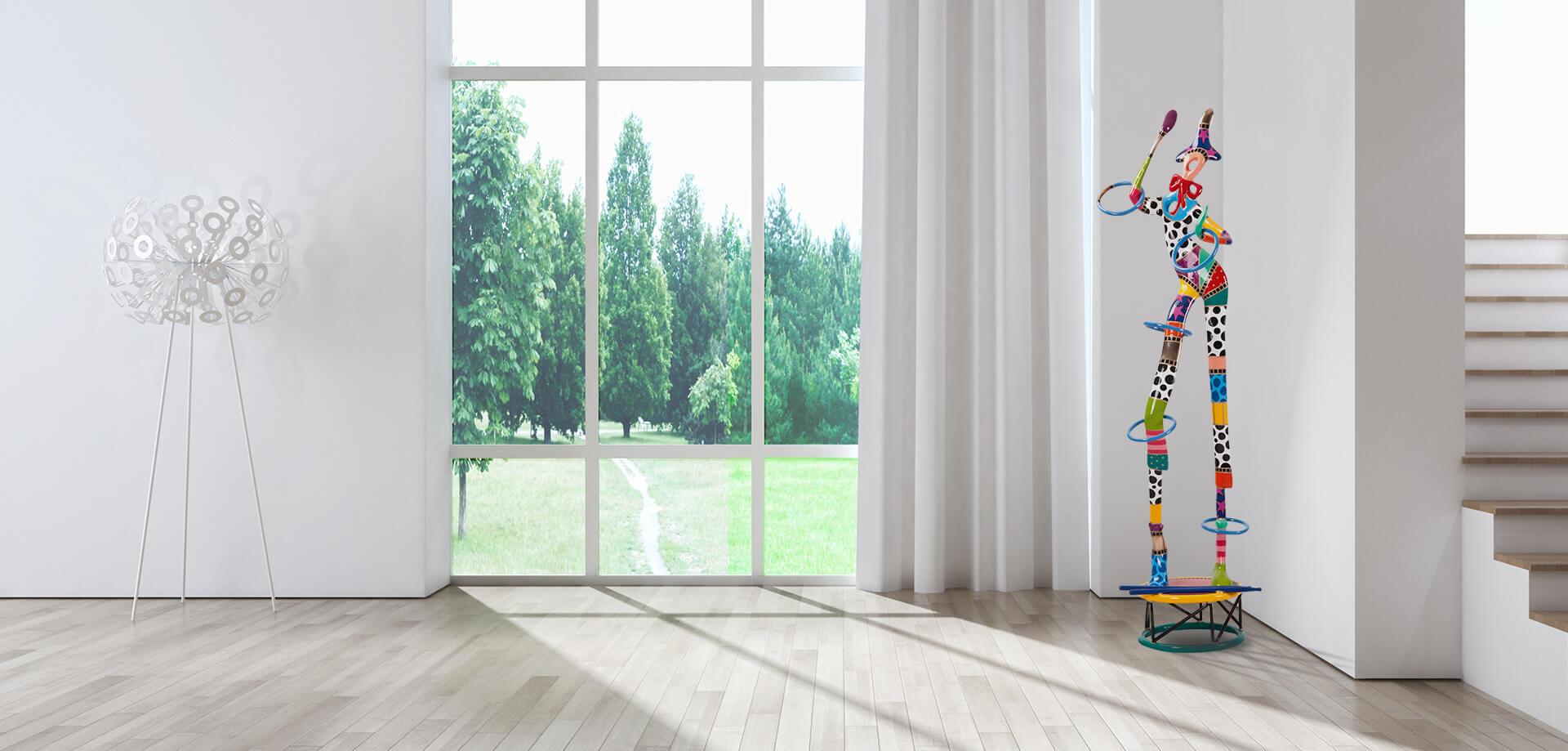 Characters collection — Fan Lady sculpture by Dorit Levinstein