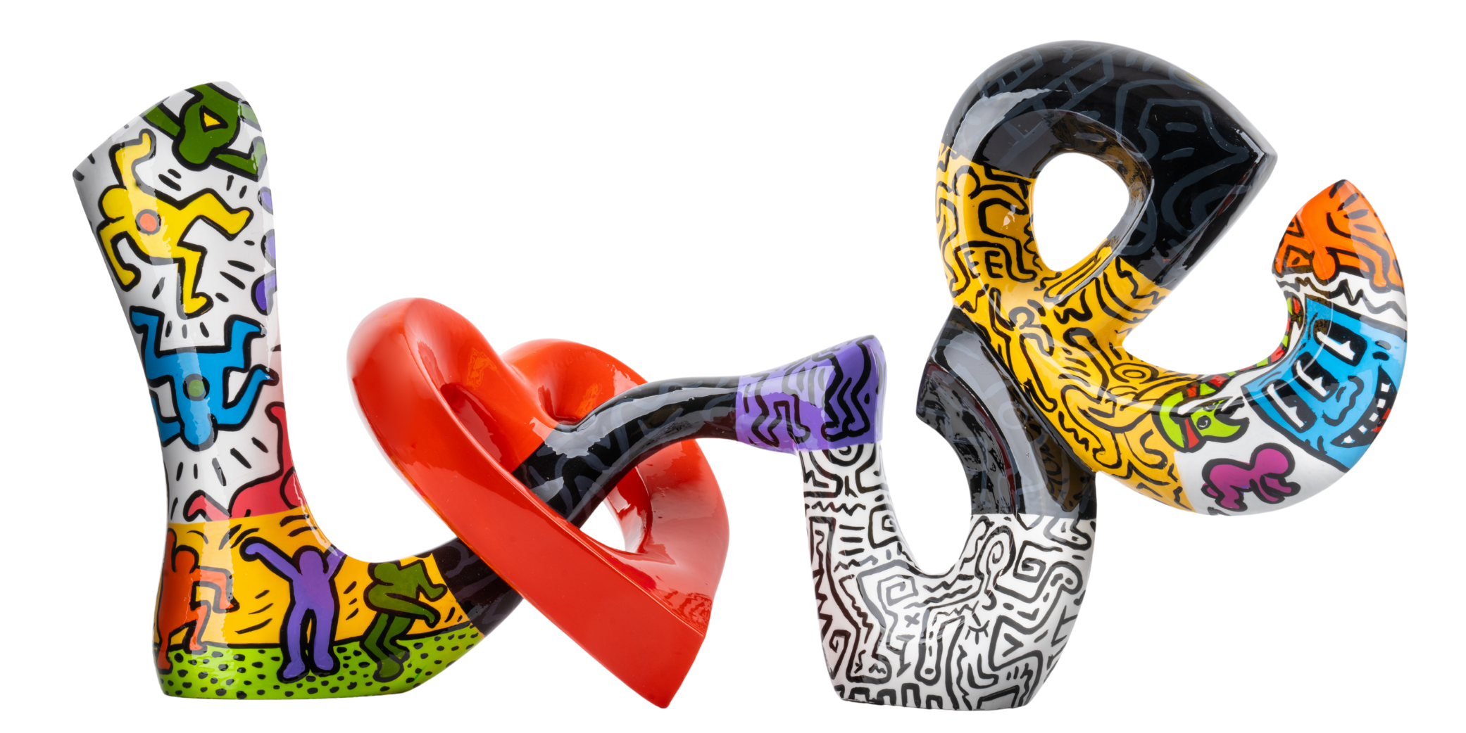 New Love  - Homage to Haring