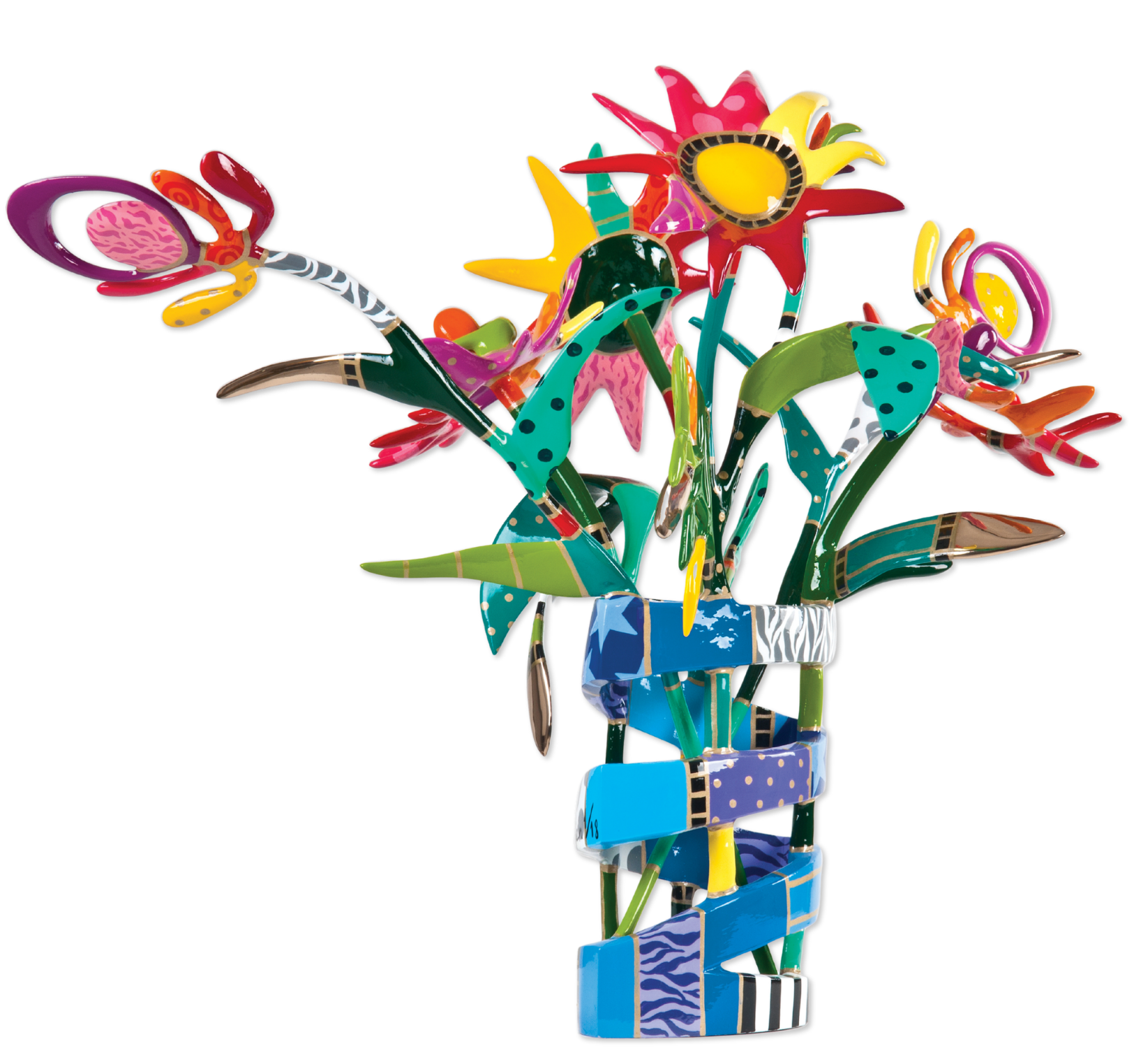 Nostalgic Flower  - 7 Flowers Vase