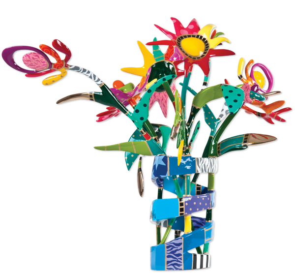 Nostalgic Flower  - 7 Flowers Vase